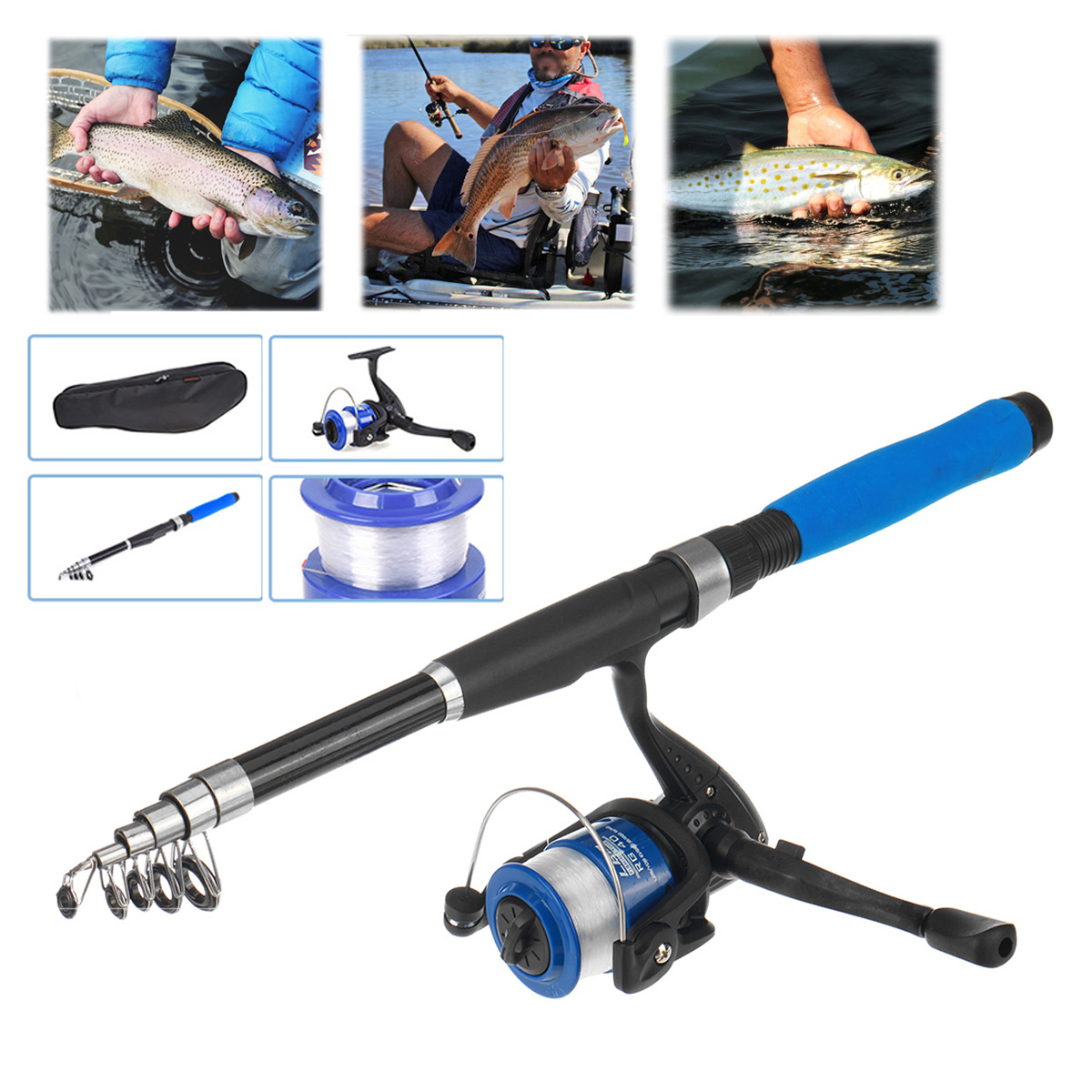 ZANLURE-21m-Fishing-Rod-Reel-Combo-Kits-Spinning-Pole-Set-Lure-Bag-Fishing-Tackle-1759870-4