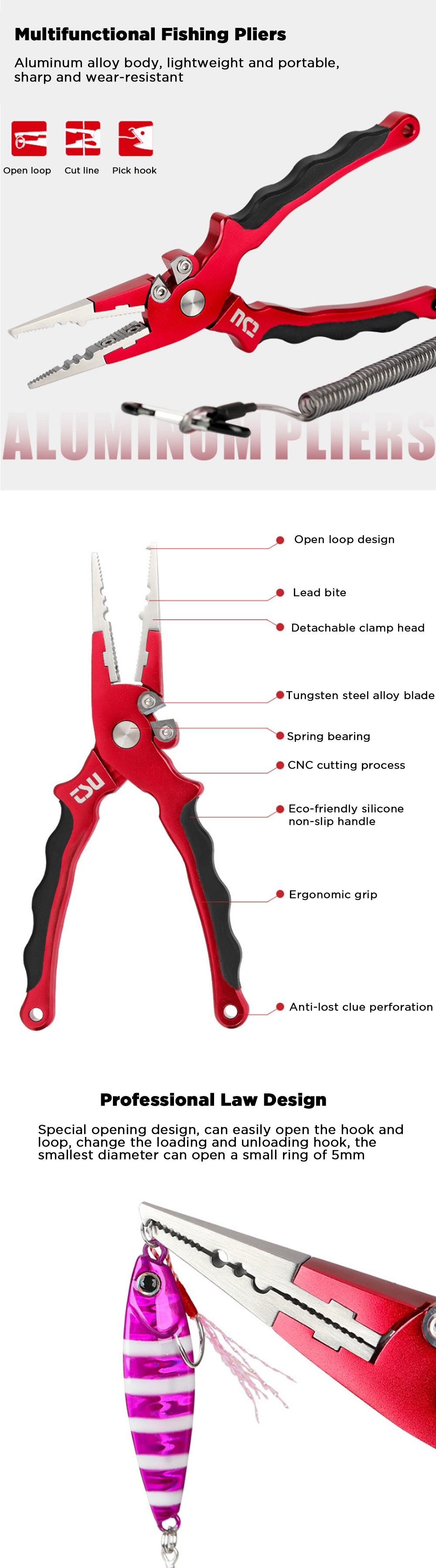 ZANLURE-2cm-Fishing-Pliers-Aluminum-Alloy-Fishing-Tools-Braid-Cutters-Split-Ring-Pliers-Hook-Remover-1727860-1