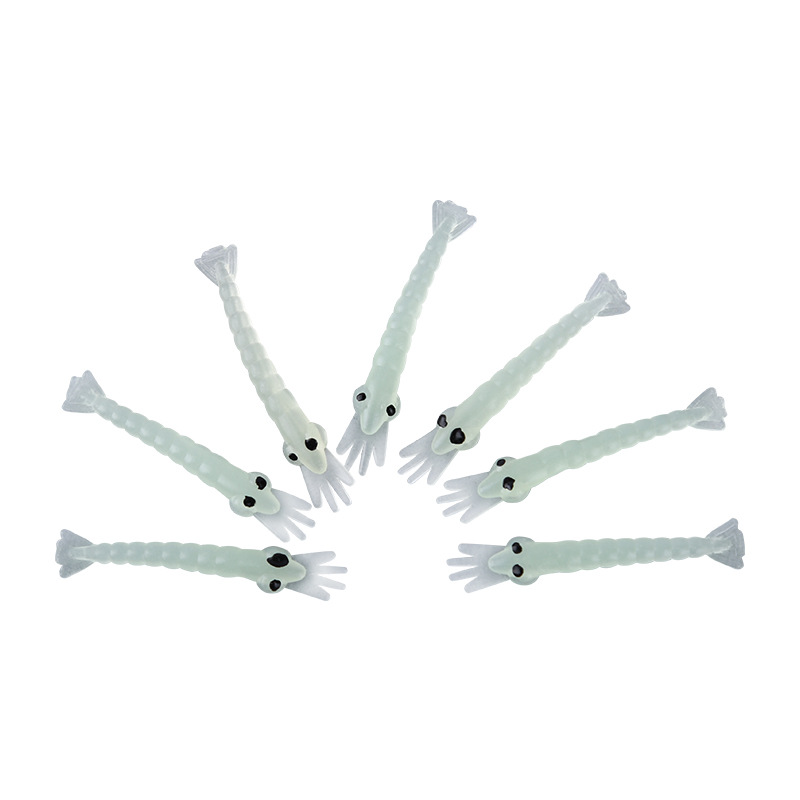 ZANLURE-50PcsSet-4cm-025g-Luminous-Artificial-Shrimp-Fishing-Soft-Bait-Grass-Shrimp-Carp-Squid-Pesca-1430677-1