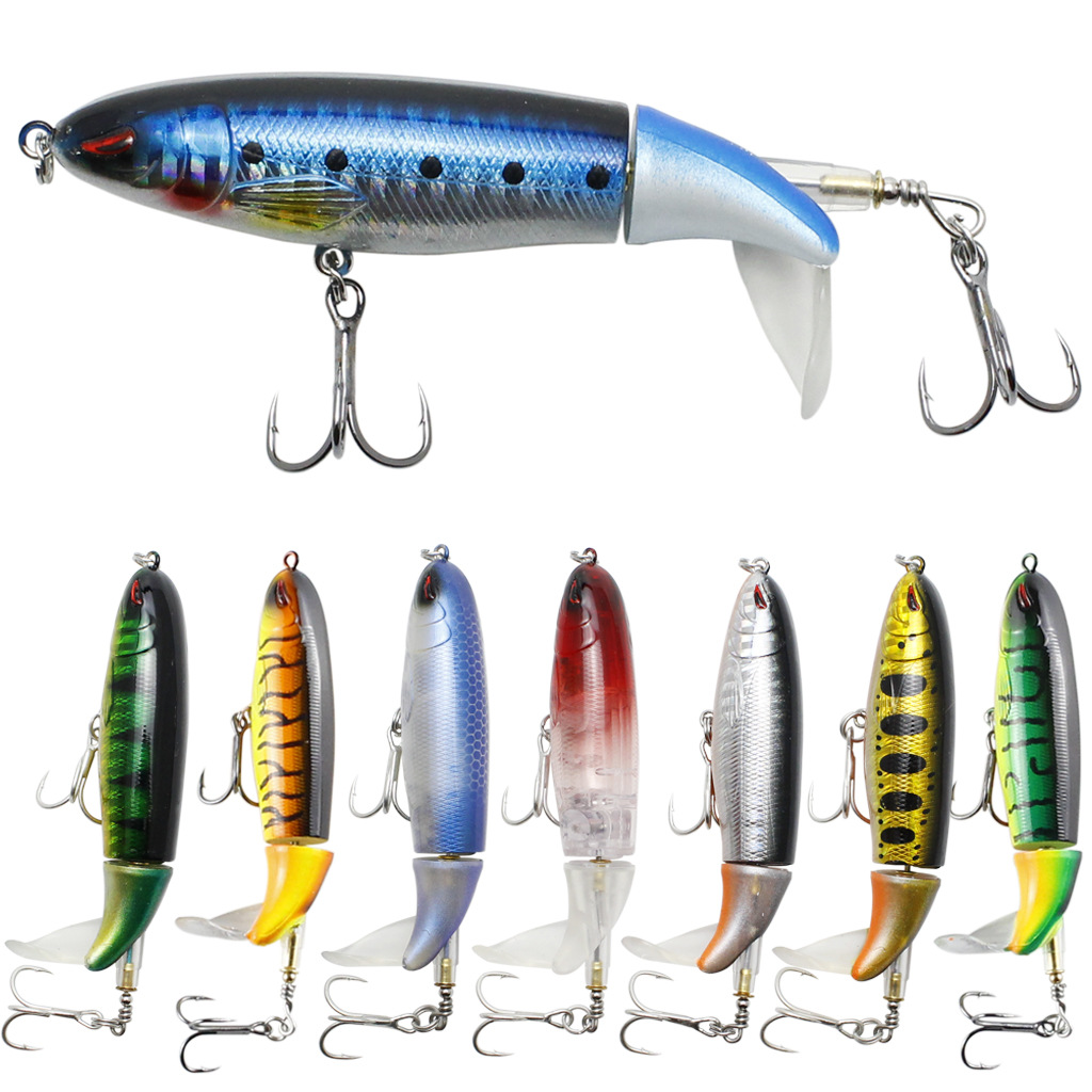 ZANLURE-5PCS-13G-Floating-Pencil-Fishing-Lures-Hard-Shell-Plastic-Fish-Simulation-Lures-With-2-Hooks-1855403-1