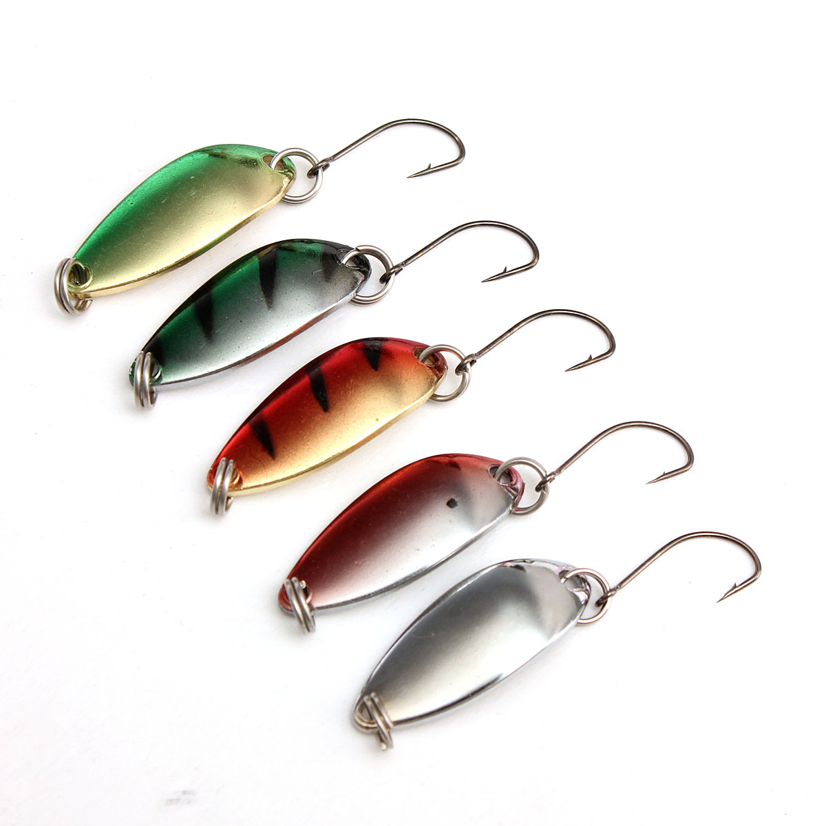 ZANLURE-5PCS-3G-30CM-Spinner-Spoon-Fishing-Lure-Metal-Lures-Colorful-Hard-Baits-1131652-2