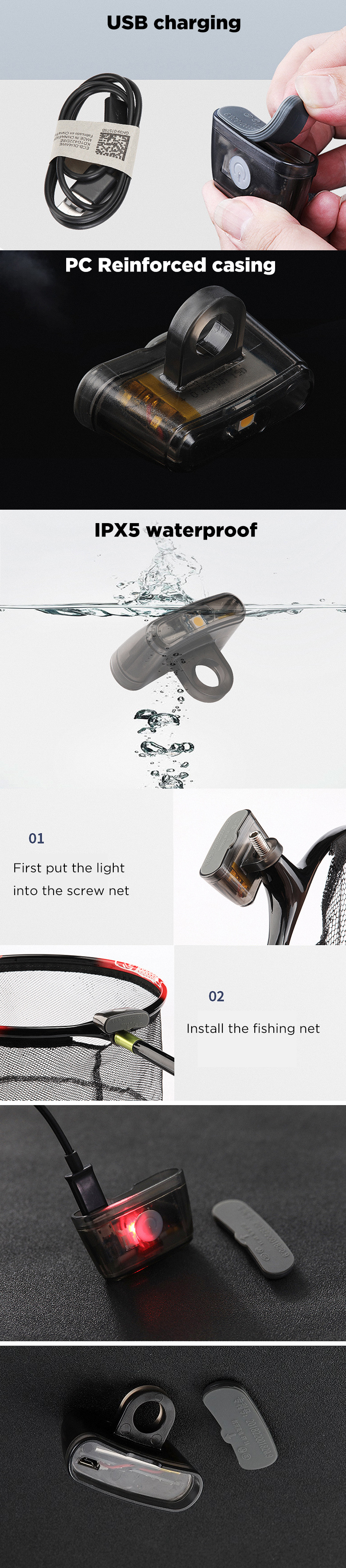 ZANLURE-70-Lumens-Intelligent-Induction-Fishing-Lamp-USB-Rechargeable-IPX5-Waterproof-25g-Lightweigh-1572285-2