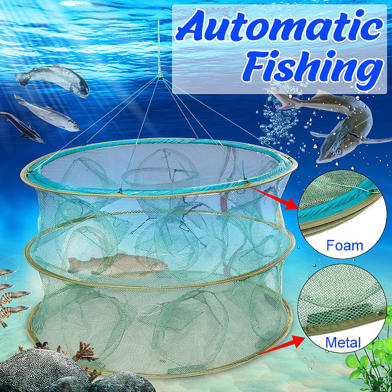 ZANLURE-891315-Holes-Foldable-Double-Layer-Fishing-Net-Fish-Shrimp-Fishing-Trap-Cast-Net-1121595-1