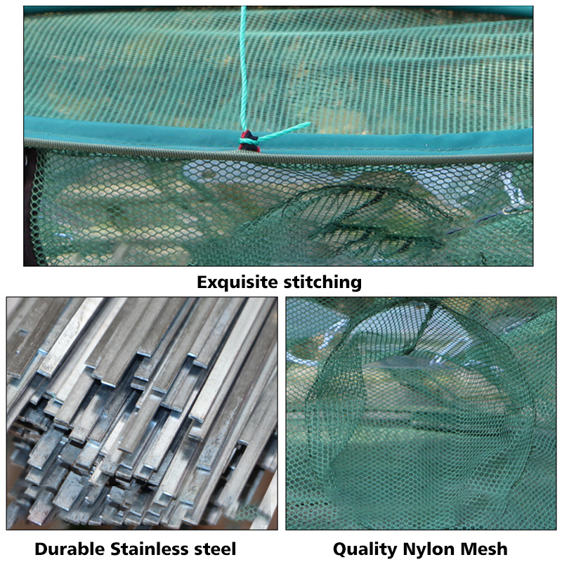 ZANLURE-891315-Holes-Foldable-Double-Layer-Fishing-Net-Fish-Shrimp-Fishing-Trap-Cast-Net-1121595-5