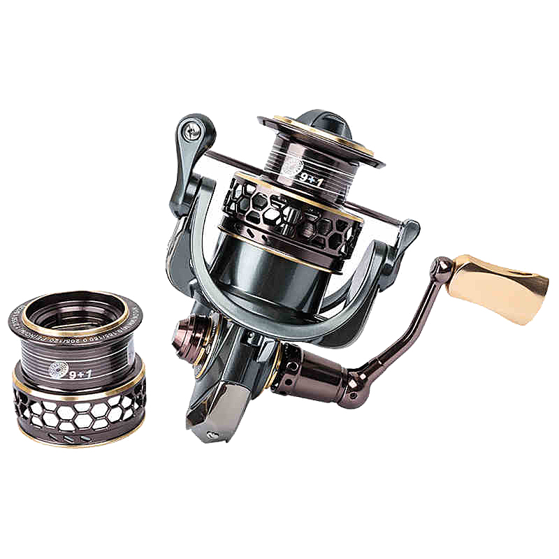 ZANLURE-91BB-521-Fishing-Reel-Metal-3000-Spinning-Fishing-Wheel-With-Spare-Spool-1116415-11