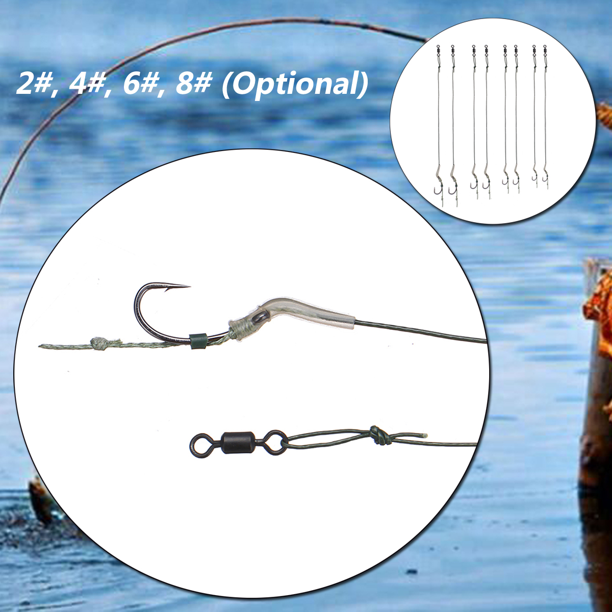 ZANLURE-CR-G003-MOSODO-2PCS-2-4-6-8-High-Carbon-Steel-Fishing-Hook-Elastic-Rigs-Hook-Freshwater-1336320-1