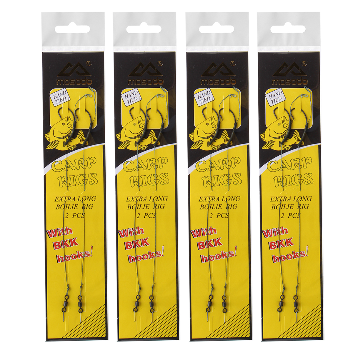 ZANLURE-CR-K002-2PCS-CR-K002--2-4-6-8-High-Carbon-Steel-Fishing-Hook-Rigs-Ring-Swivels-Lead-Clip-Set-1335693-10