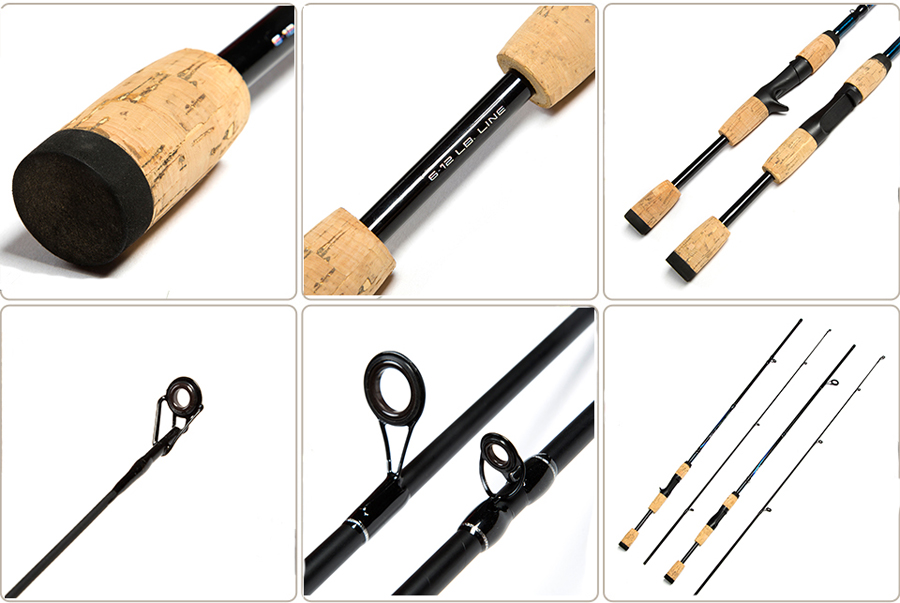 ZANLURE-Carbon-Fiber-18m-2-Section-SpinningCasting-Fishing-Rod-Wooden-Handle-Fishing-Pole-1358871-5