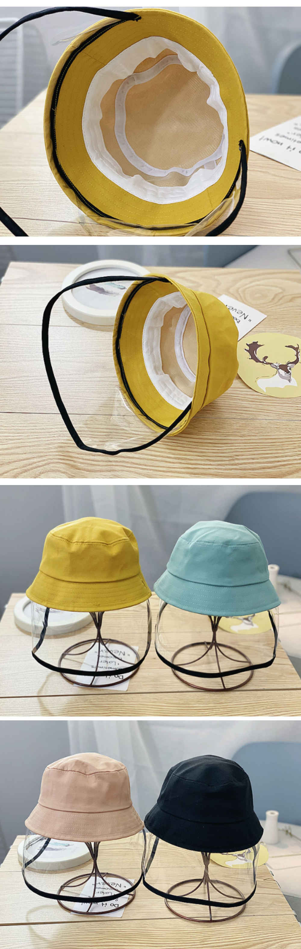 ZANLURE-Children-Anti-Fog-Saliva-Dustproof-Protective-Fisherman-Bucket-Hat-Transparent-Protective-Ma-1670236-2