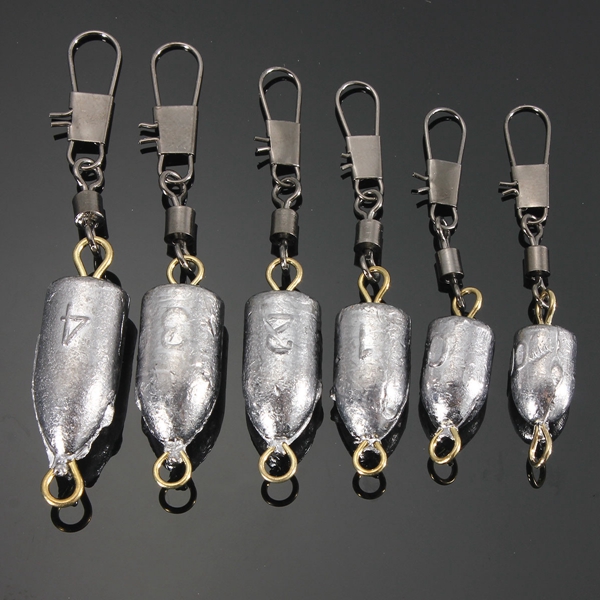 ZANLURE-Fishing-Sinker-Fishing-Rolling-Swivel-Sea-Fishing-Lead-Weights-Sinkers-with-Snap-Swivels-1051160-1