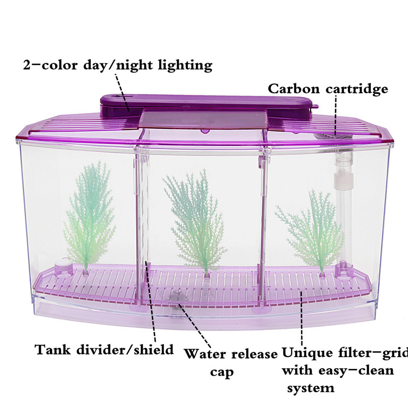 ZANLURE-Mini-Pool-Ecosystem-Aquarium-Fish-Tank-With-LED-Light-Fish-Aquarium-Tank-Divider-Filter-Wate-1721765-4