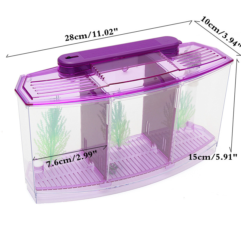 ZANLURE-Mini-Pool-Ecosystem-Aquarium-Fish-Tank-With-LED-Light-Fish-Aquarium-Tank-Divider-Filter-Wate-1721765-5