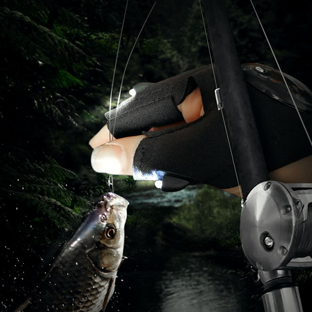 ZANLURE-Multifunctional-EDC-Fishing-Fingerless-Glove-LED-Repair-Flashlight-Survival-Outdooors-Rescue-1064000-1