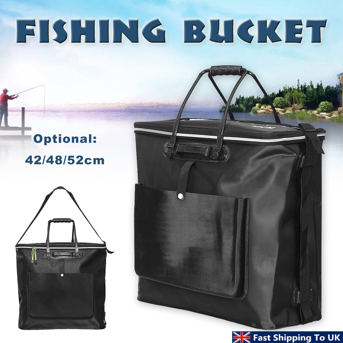 ZANLURE-Portable-Waterproof-EVA-Fishing-Bucket-Outdoor-Camping-Hiking-Fishing-Barrel-Fishing-Bag-42C-1611216-1