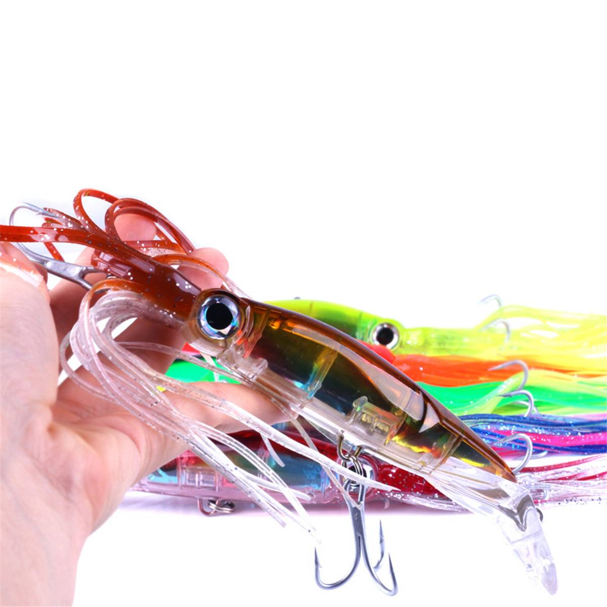 ZANLURE-Skirted-Squid-Lure-1pcs-14cm40g--Hard-Body-Trolling-Tuna-Fishing-Lure-1553676-2