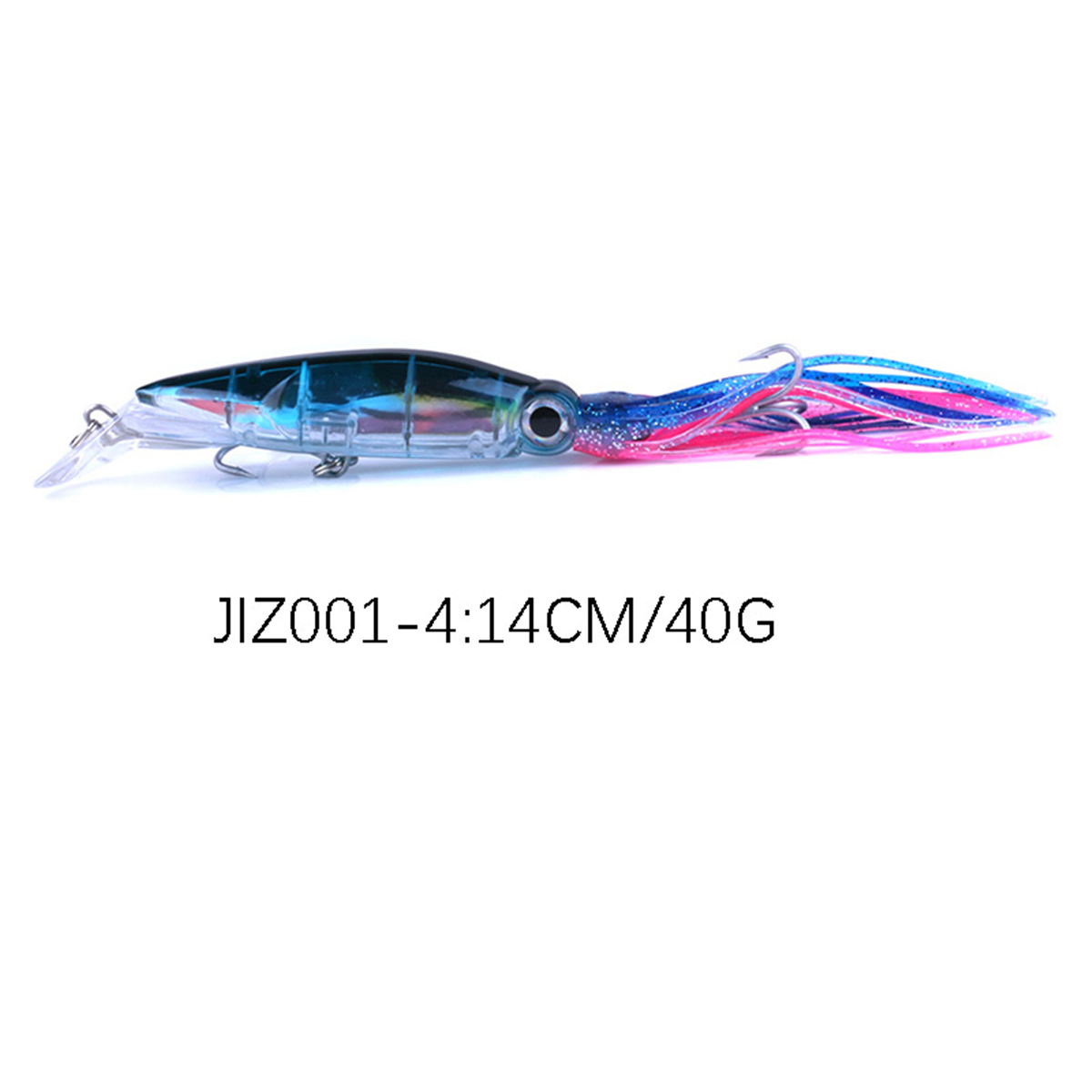 ZANLURE-Skirted-Squid-Lure-1pcs-14cm40g--Hard-Body-Trolling-Tuna-Fishing-Lure-1553676-6