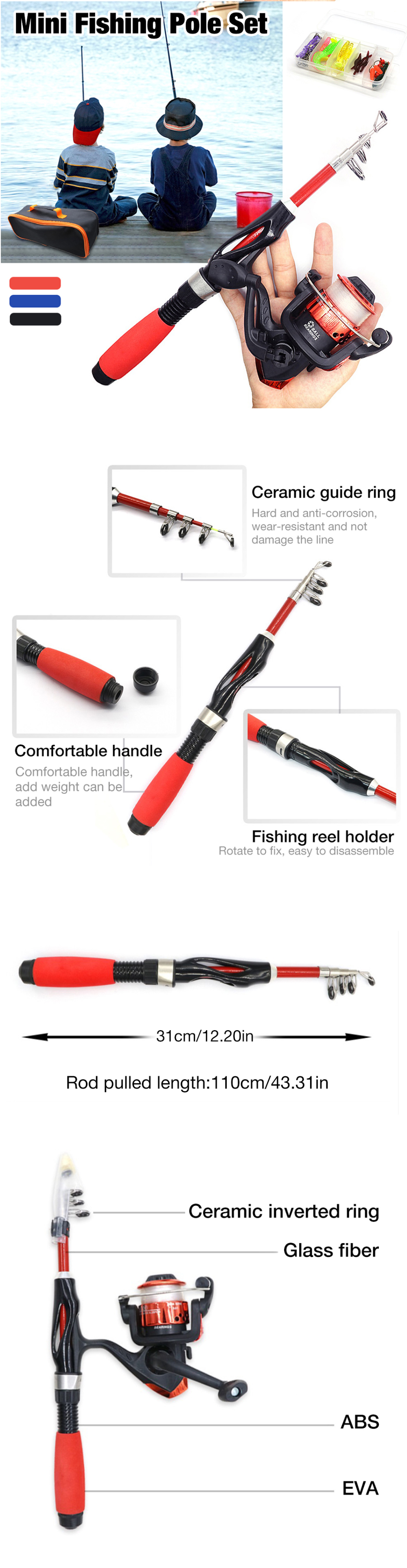 ZANLURE-Telescopic-Fishing-Pole-Set-Mini-Sea-Spinning-Rod-with-Reel-Bait-Storage-Box-1848696-1