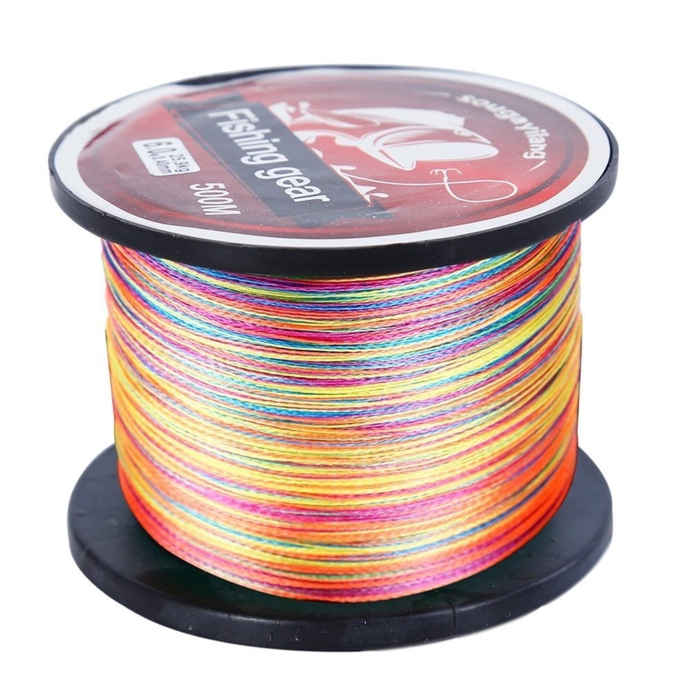 Zanlure-Multicolor-547-Yards-500M-12-72LB-4-Strands-PE-Braided-Fishing-Line-Wire-Outdoor-Sea-Fishing-1638563-6