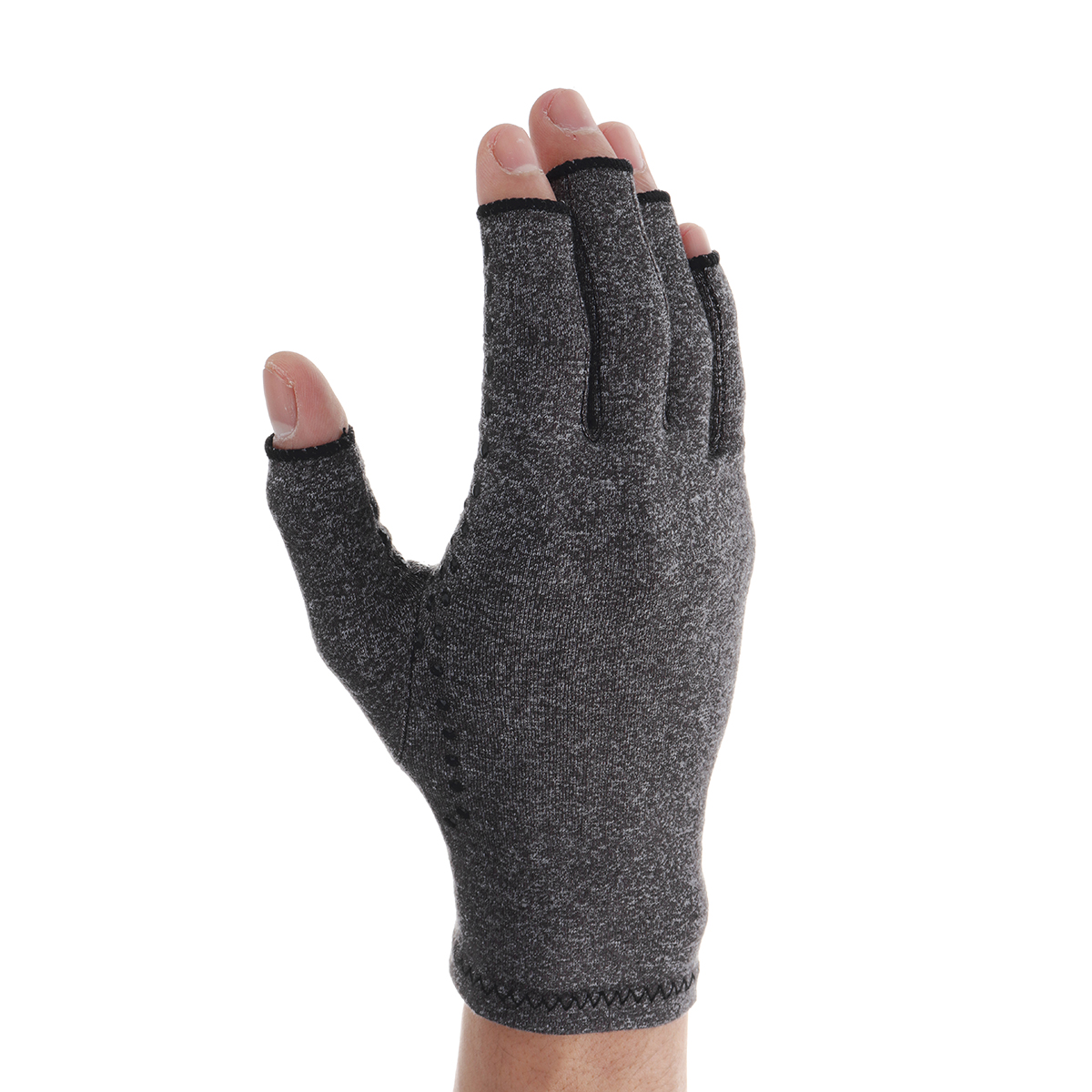 1-Pair-Anti-Arthritis-Gloves-Ease-Pain-Relief-Compression-Gloves-Hand-Support-Outdoor-Fitness-Half-F-1427622-7