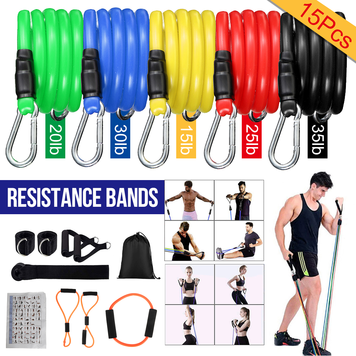 15Pcs-Exercise-Resistance-Bands-Set-Fitness-Latex-Yoga-Elastic-Band-Home-Gym-Training-1883730-1