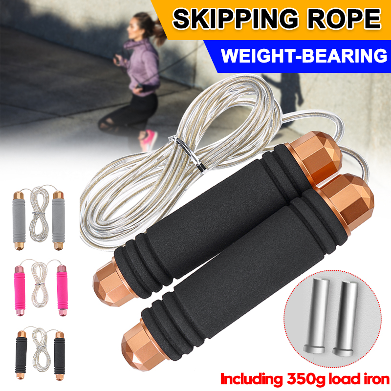 3M-Adjustable-Length-Fitness-Jump-Rope-Sponge-Handle-350g-Bearing-Skipping-Rope-Sports-Gym-Exercises-1700527-1