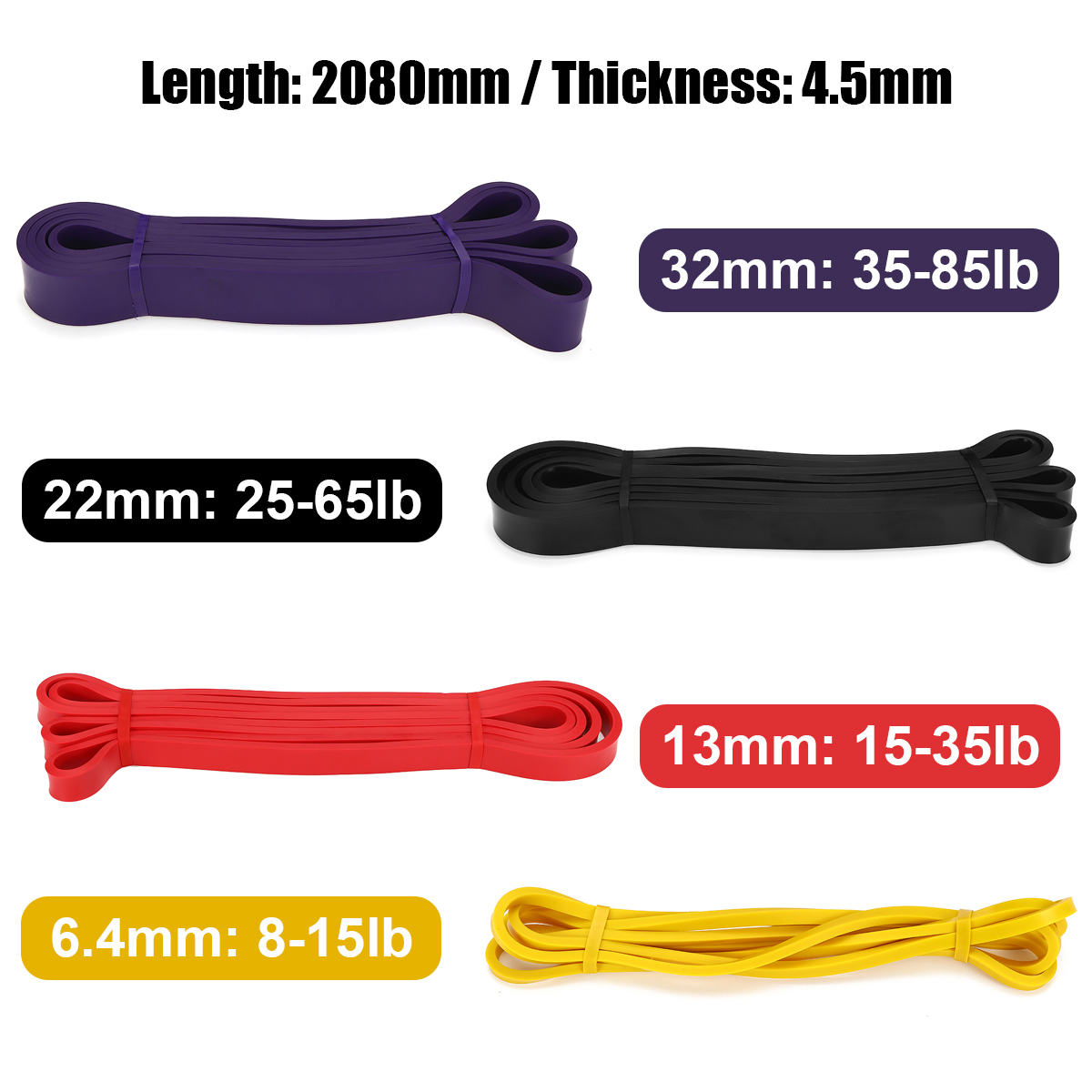 4pcs-8-85lb-2080x45mm-Resistance-Bands-Set-Heavy-Duty-Exercise-Elastic-Band-Workout-Ruber-Loop-Power-1681447-3