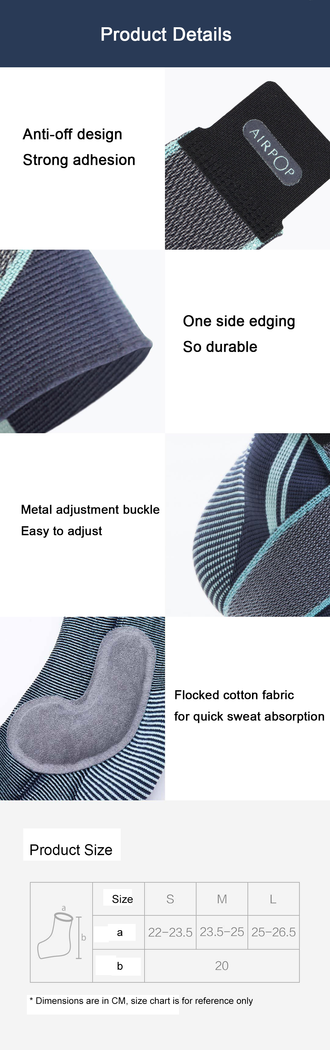 AIRPOP-SPORT-Bandage-like-Ankle-Straps-Breathable-Foot-Support-Fitness-Exercise-Gear-1402831-10