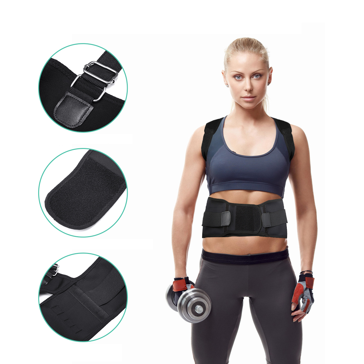 CHARMINERreg-Back-Support-Straight-Posture-Corrector-Shoulder-Back-Trainer-Fitness-Protective-Gear-1419970-3