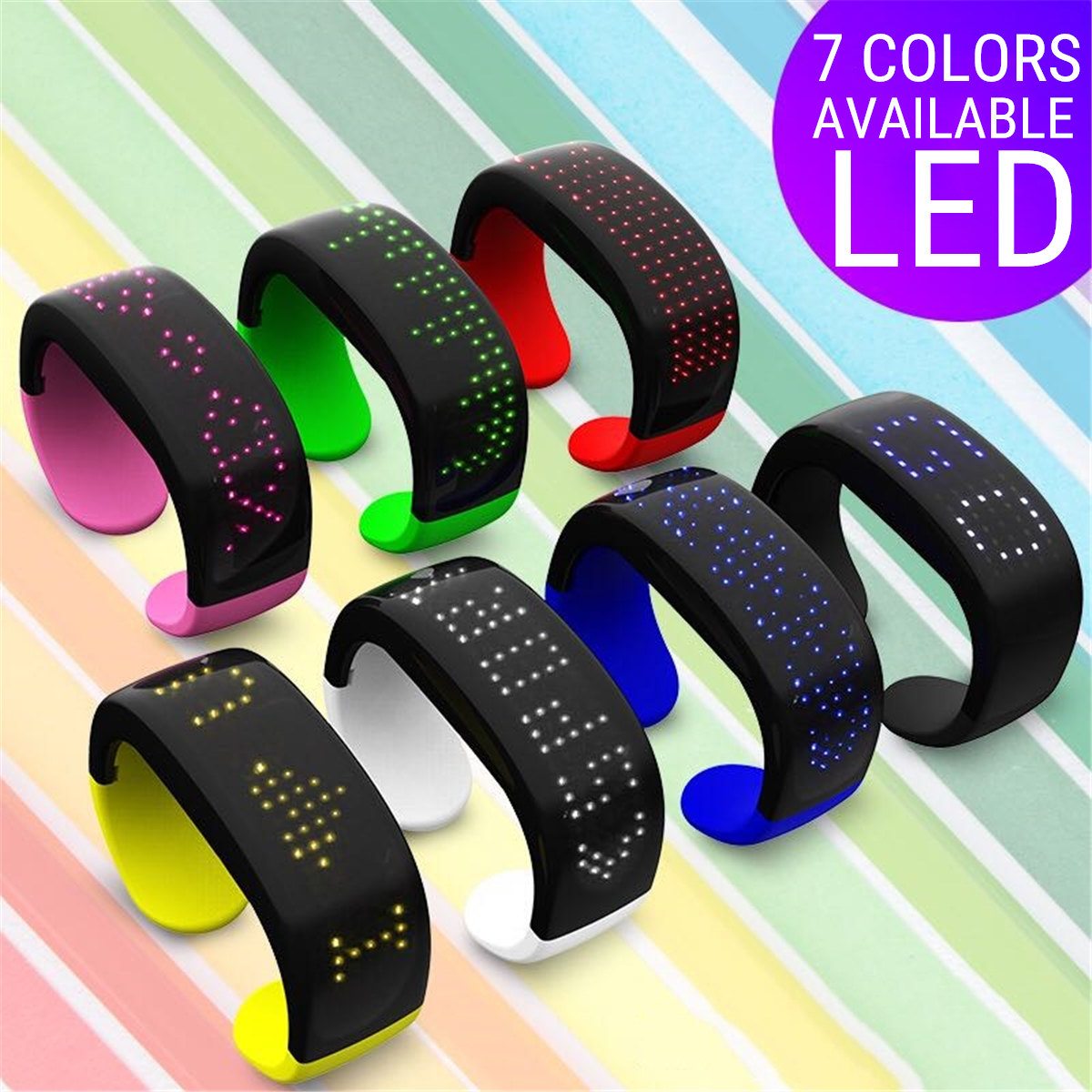 Cheering-Colorful-Display-Dynamic-LED-Luminous-Bracelet-Night-Running-Concert-Party-Props-Bracelet-1652102-1
