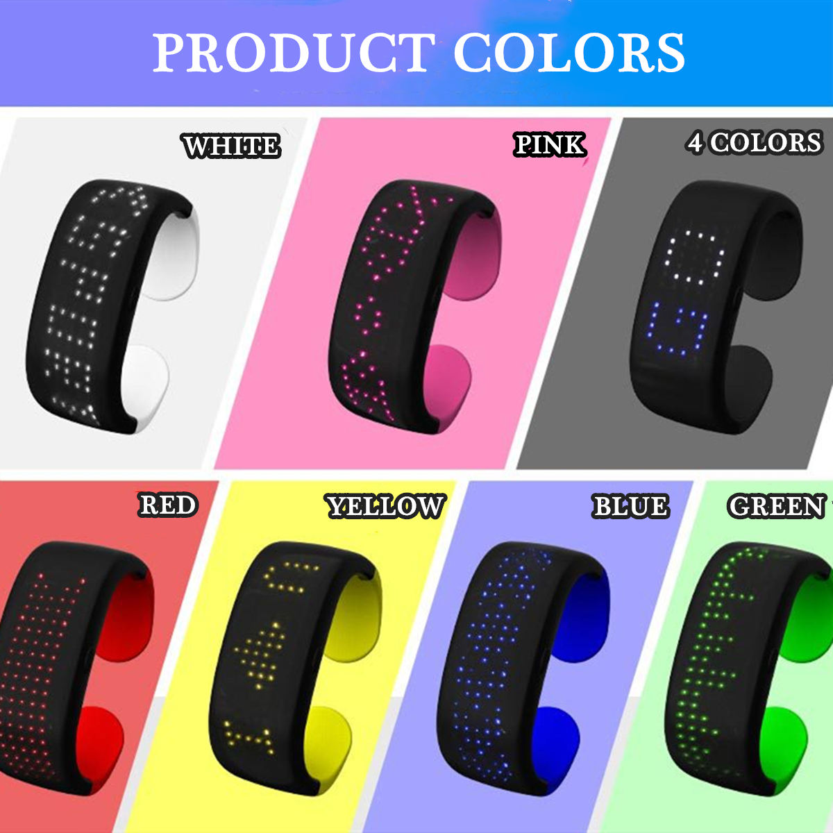 Cheering-Colorful-Display-Dynamic-LED-Luminous-Bracelet-Night-Running-Concert-Party-Props-Bracelet-1652102-2