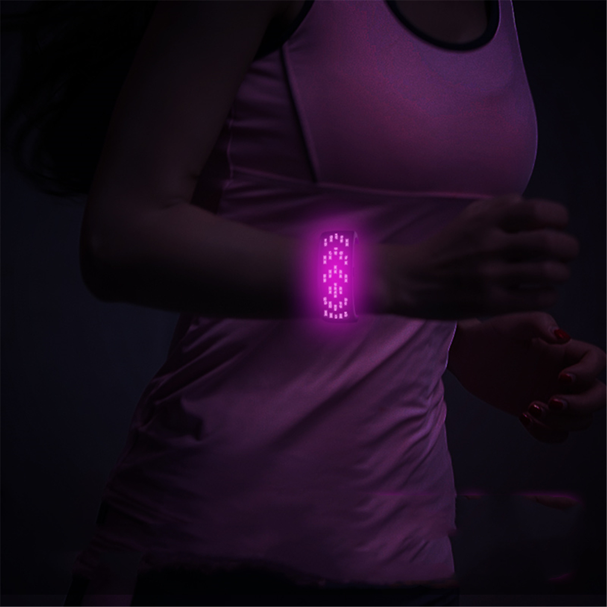 Cheering-Colorful-Display-Dynamic-LED-Luminous-Bracelet-Night-Running-Concert-Party-Props-Bracelet-1652102-5