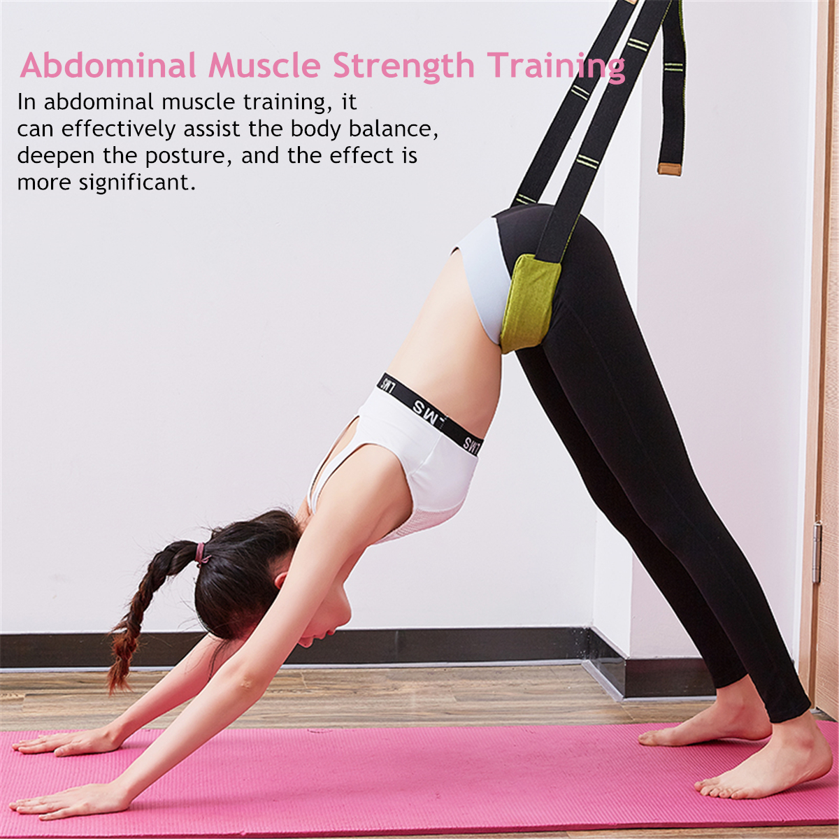 Door-Mount-Flexibility-Wasit-Training-Belt-Leg-Stretcher-Strap-Pilates-Gymnastics-Yoga-Band-Exercise-1675057-2