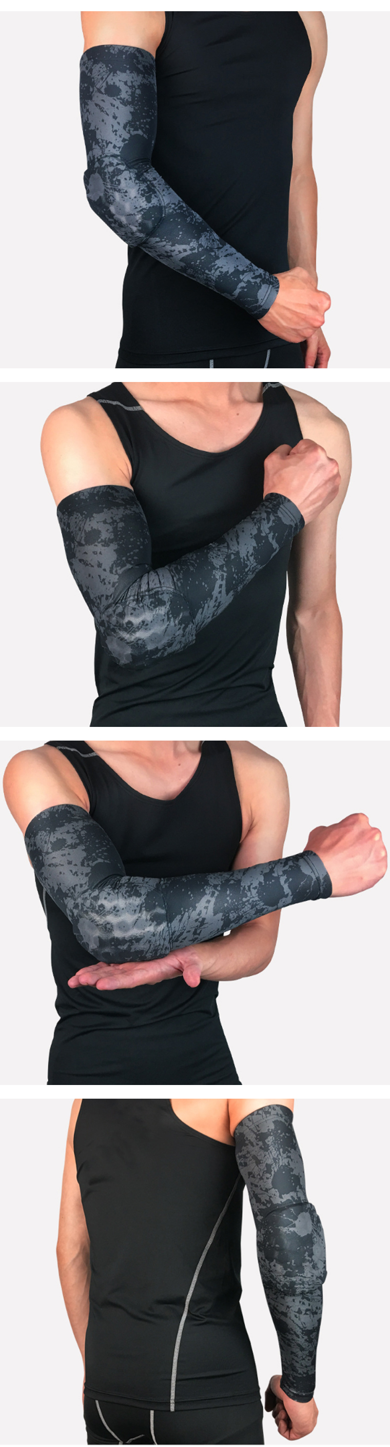 KALOAD-1-PC-Arm-Sleeve-Elbow-Support-Breathable-Outdoor-Sport-Exercise-Fitness-Elbow-Protective-Gear-1398534-2