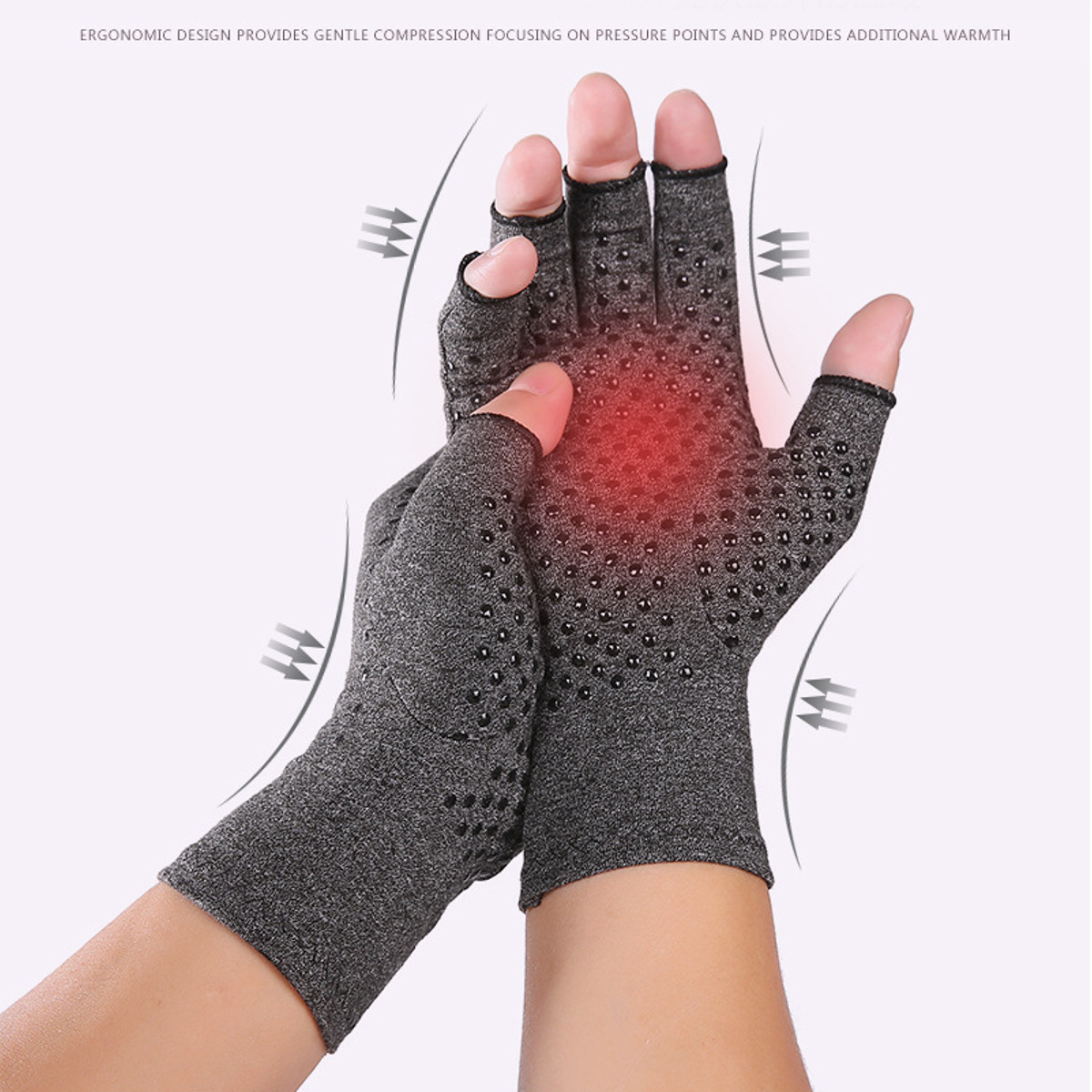 KALOAD-1-Pair-Sports-Anti-skid-Compression-Gloves-Health-Care-Half-Finger-Gloves-Arthritis-Pain-Reli-1545894-9