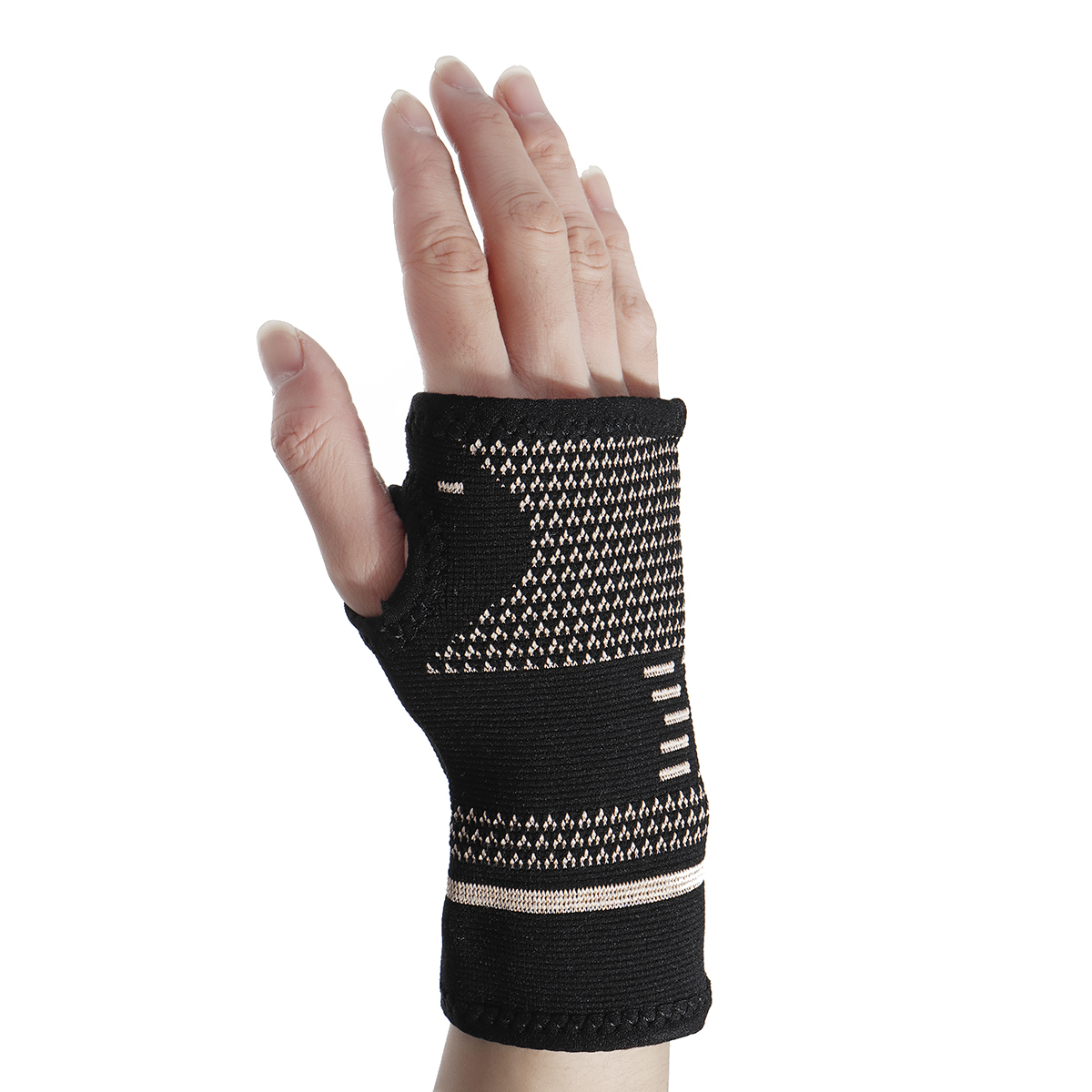 KALOAD-1PC-Copper-Infused-Wrist-Sleeve-Palm-Hand-Support-Outdoor-Sports-Bracer-Support-Fitness-Prote-1429972-3