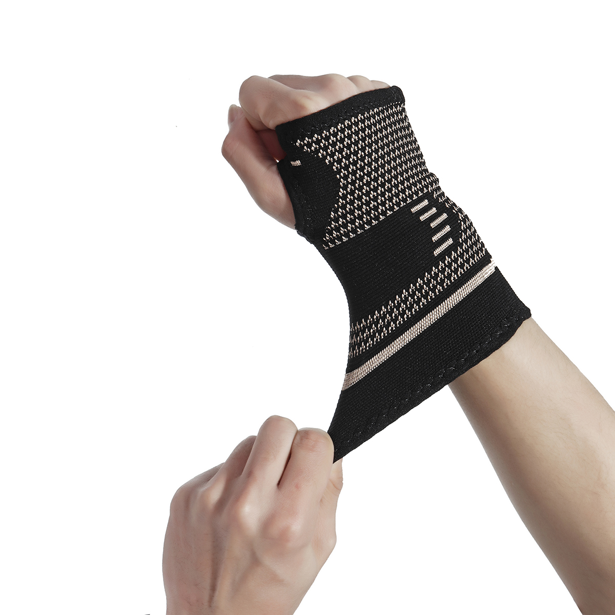 KALOAD-1PC-Copper-Infused-Wrist-Sleeve-Palm-Hand-Support-Outdoor-Sports-Bracer-Support-Fitness-Prote-1429972-5