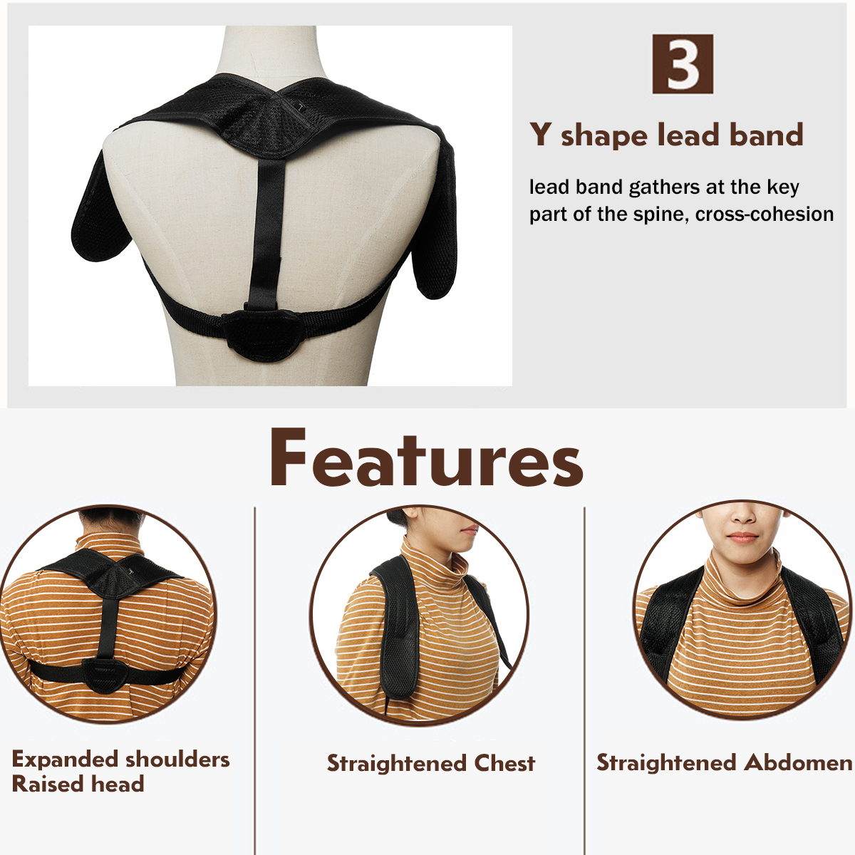 KALOAD-8-shape-Design-Adjustable-Therapy-Posture-Corrector-Belt-Back-Shoulder-Support-Brace-Clavicle-1447305-3