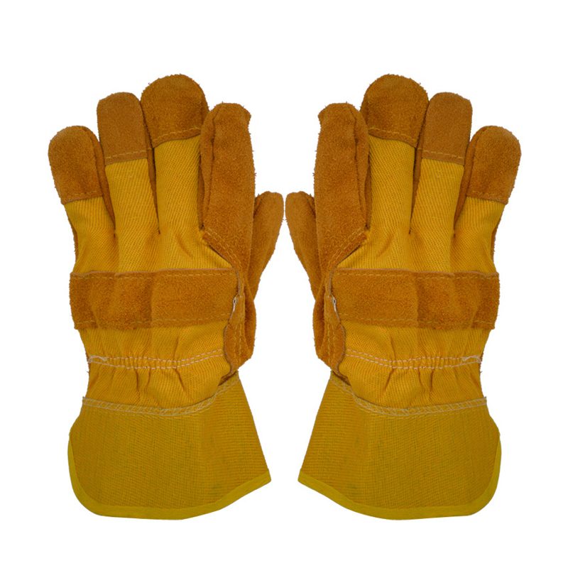 KALOAD-Cowhide-Leather-Welding-Gloves-Wearproof-Cut-Resistant-Anti-stab-Security-Protection-Fitness-1387462-1