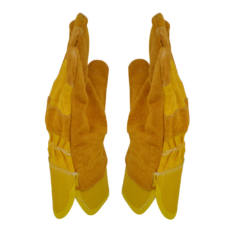 KALOAD-Cowhide-Leather-Welding-Gloves-Wearproof-Cut-Resistant-Anti-stab-Security-Protection-Fitness-1387462-5