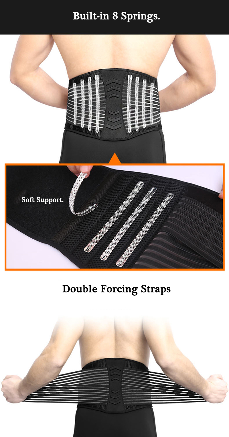 KALOAD-Nylon-Gym-Fitness-Adjustable-Weightlifting-Belt-Waist-Support-Breathable-Exercise-Fitness-Wai-1371171-3