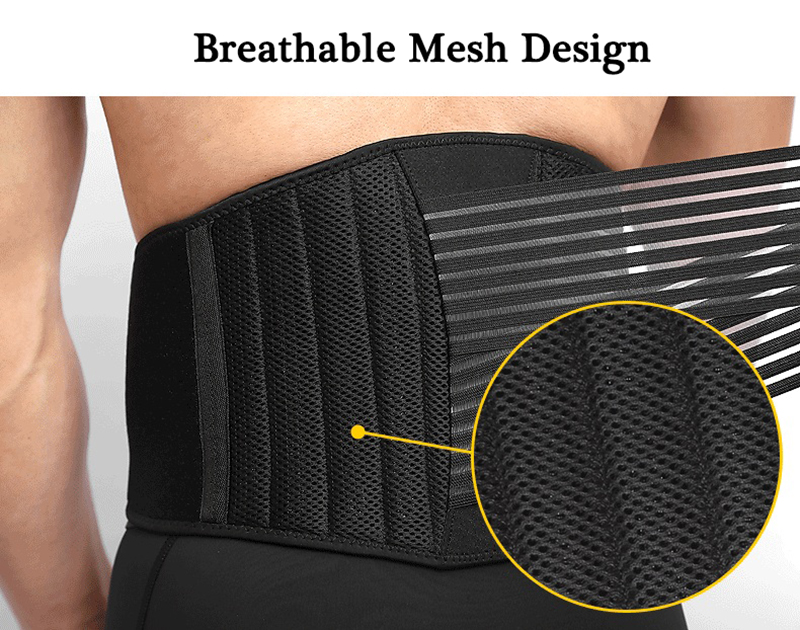 KALOAD-Nylon-Gym-Fitness-Adjustable-Weightlifting-Belt-Waist-Support-Breathable-Exercise-Fitness-Wai-1371171-4