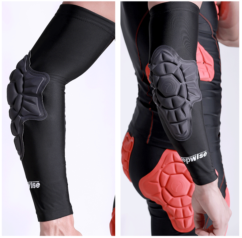KALOAD-Polyester-Fiber-Elbow-Sleeve-Guards-Fitness-Protective-Pads-Anti-Collision-Elbow-Support-Arm--1386756-6