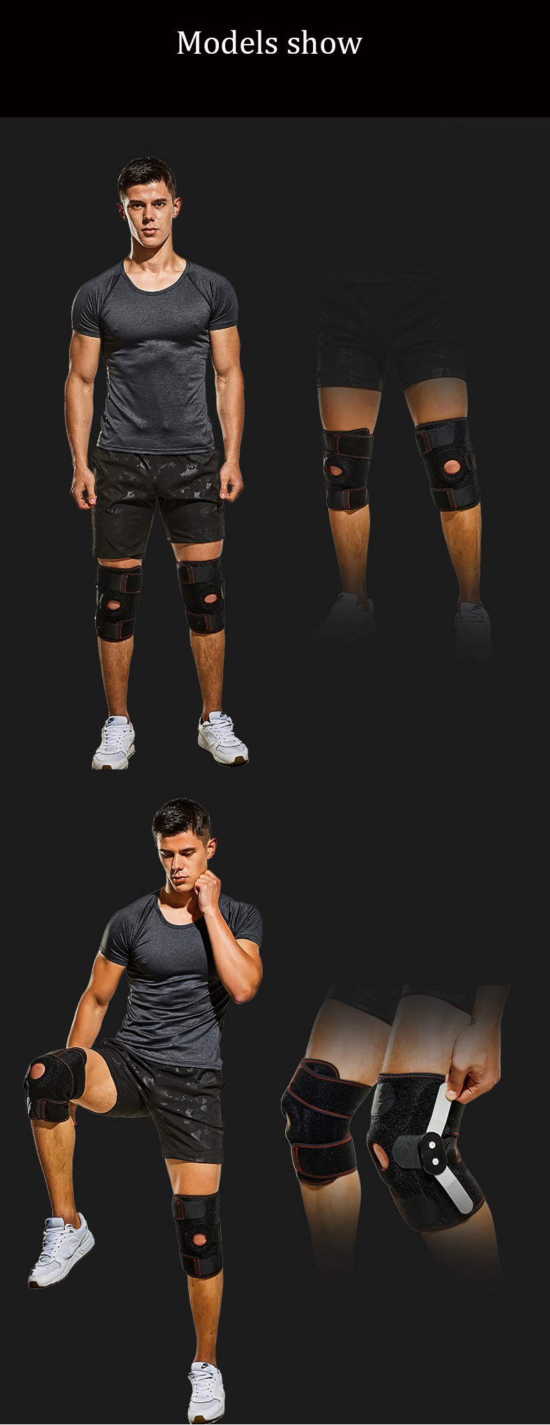 KALOAD-Sports-Elastic-Knee-Pad-Rehabilitation-Knee-Brace-Support-Fitness-Protective-Gear-1566673-3