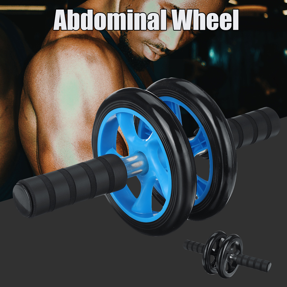 Maxload-20kg-Dual-Wheels-Abdominal-Wheel-Roller-Non-slip-Mute-Fitness-Body-Muscle-Trainer-1632433-2