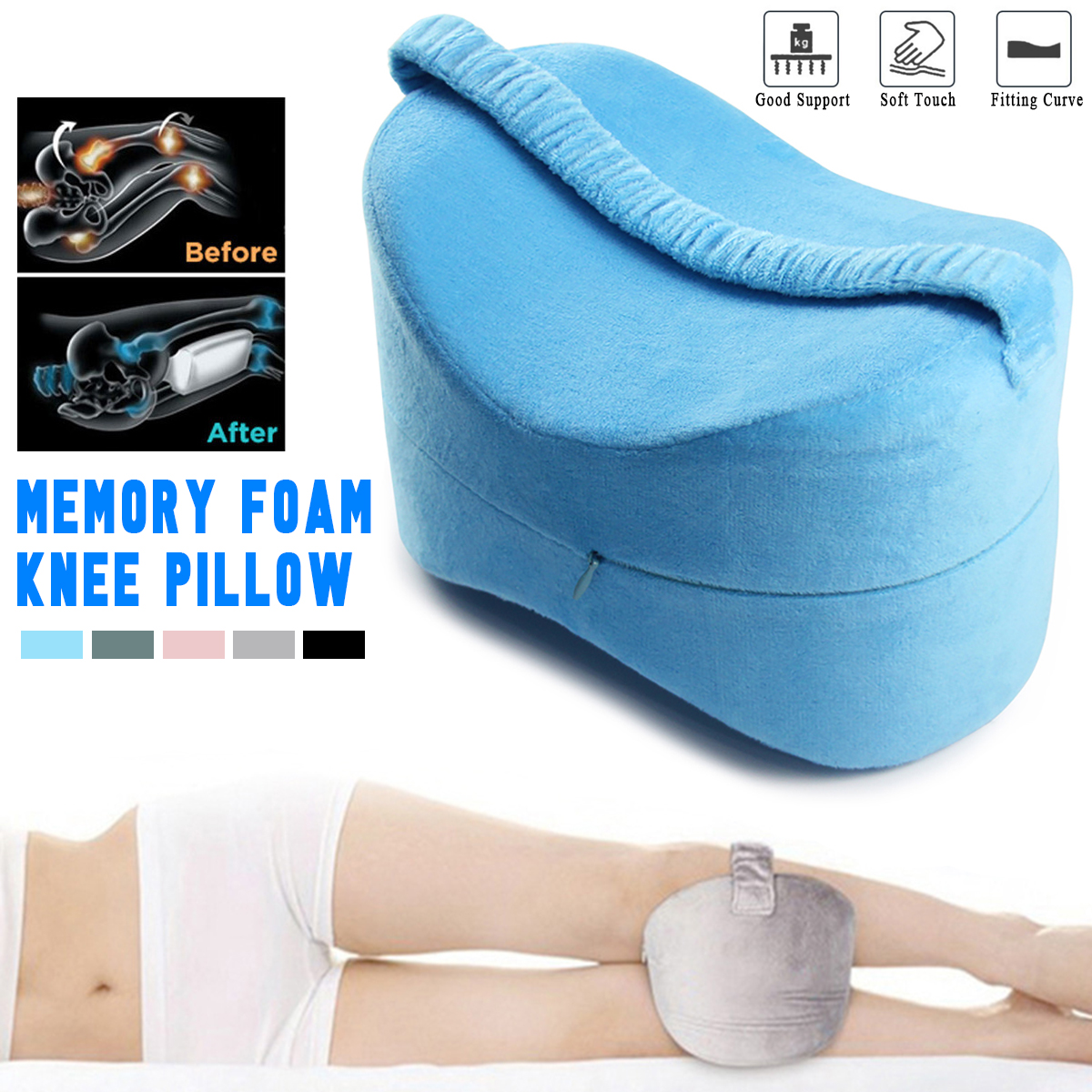 Memory-Foam-Knee-Pillow-Body-Leg-Cushions-Fitness-Yoga-Leg-Beauty-Pillow-Under-Knee-Sciatica-Pain-Re-1458776-1