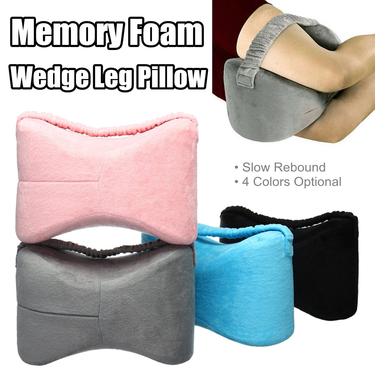 Memory-Foam-Leg-Pillow-Fatigue-Relief-Back-Hips-Knee-Support-Cushion-Pillow-1476958-1