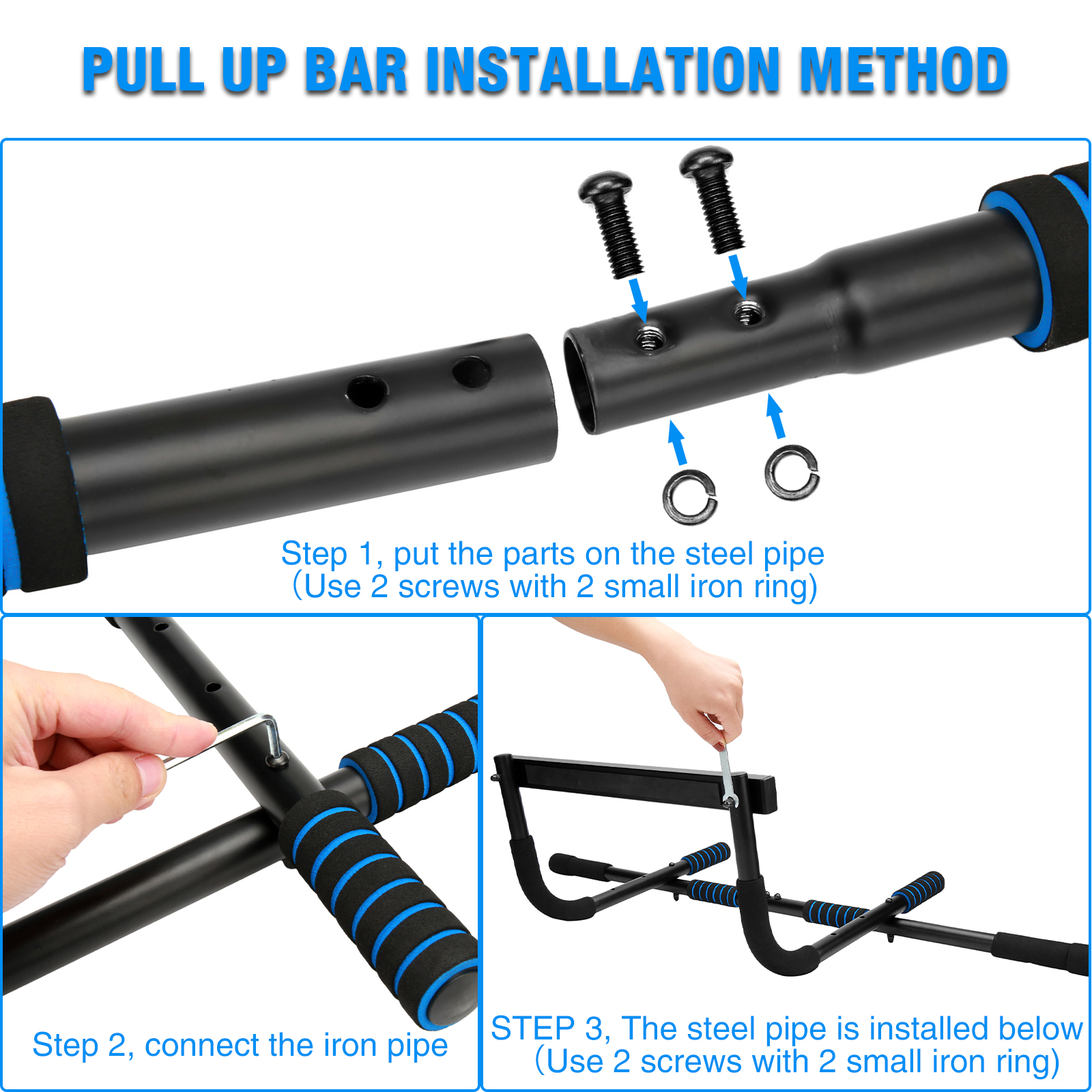 SGODDE-85CM-Adjustable-Door-Frame-Pull-Up-Bar-100KG-Pull-Up-Bar-Without-Screws-Robust-with-Foam-for--1794428-4