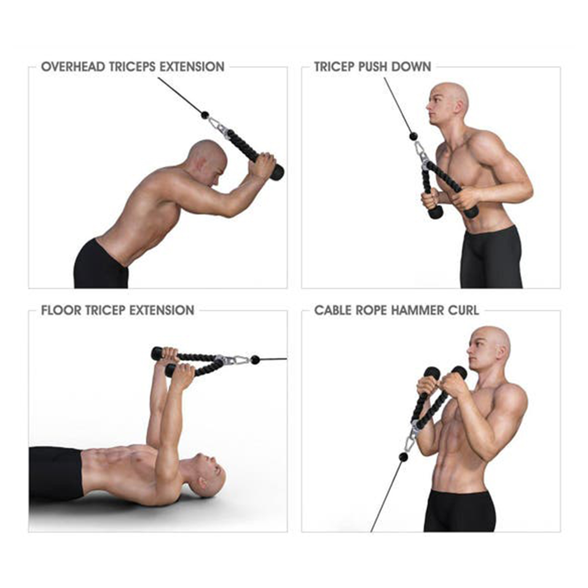 Tricep-Rope-Abdominal-Crunches-Cable-Pull-Down-Laterals-Biceps-Muscle-Training-Fitness-Body-Building-1830042-6