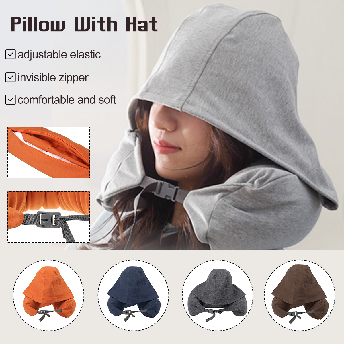 U-shaped-Pillow-Sleeping-Nap-Neck-Support-Cushion-With-Hat-Travel-Office-Home-Fitness-Relaxing-Pillo-1656404-1