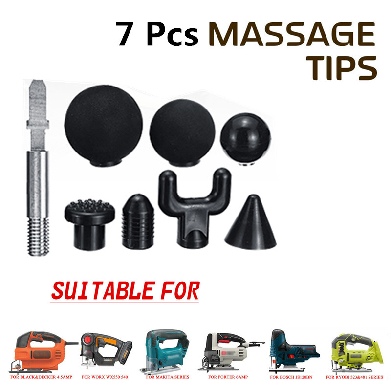 1300mAh-Cordless-Percussive-Massager-Sports-Fitness-Muscle-Vibrating-Relaxation-Massager--7-pcs-Mass-1443944-8